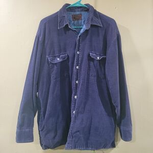 vintage Blue corduroy jacket by Country Touch Mens Size Large